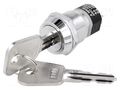 Switch: key switch; Stabl.pos: 2; Switch.method: OFF-ON; Key: flat HIGHLY ELECTRIC S286A-2