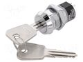 Switch: key switch; Stabl.pos: 2; Switch.method: OFF-ON; Key: flat HIGHLY ELECTRIC S286A-1