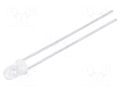 LED; red; 3mm; 240÷680mcd; 45°; Front: convex; 2.05÷2.4VDC LITEON LTL1CHKEKNN