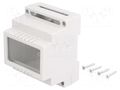 Enclosure: for DIN rail mounting; Y: 89mm; X: 69.7mm; Z: 64.7mm KRADEX Z-100JFP-PS