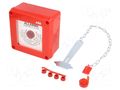 Enclosure: emergency; X: 100mm; Y: 100mm; Z: 50mm; wall mount; IP55 ABB ABB-13180
