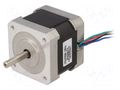 Motor: stepper; 2.8VDC; Shaft: D spring; max.632.8mNm; 1.68A POLOLU POLOLU-2267