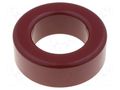 Ferrite: toroidal; L: 14.5mm; Øint: 24.1mm; Øout: 39.9mm; 14nH MICROMETALS T157-2