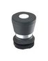 ACTUATOR, 22.3MM MUSHROOM PB SW, BLACK 1.30.276.101/2200