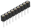 CONN, SIP SOCKET, 9P, 1ROW, 2.54MM, TH 1-2444090-0