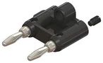 BANANA CONN, PLUG, 5KV DC, 15A, BLACK CT3160-0