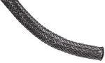 SLEEVING, EXPANDABLE, 6.4MM, BLACK/WHITE TRACER, 200FT SE25PFR-TR0