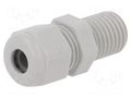 Cable gland; with long thread; M12; 1.5; IP68; polyamide; UL94V-0 HUMMEL HUMMEL-1209120031