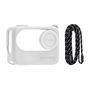 Lanyard + Silicone Case Sunnylife for Insta360 GO 3S (white), Sunnylife G3S-BHT838-W