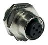 SENSOR CONN, M12, RCPT, 4POS, PANEL M12A-04PFFS-SH8002