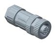 SENSOR CONN, M12, RCPT, 4POS, CABLE M12D-04BFFB-SL7001