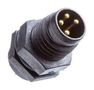 SENSOR CONN, M8, PLUG, 4POS, PANEL 8P-04PMMS-SF7001