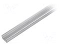Profiles for LED modules; natural; L: 1m; SLIM8; aluminium TOPMET TOP-SLIM8-1M