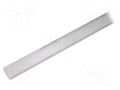 Cover for LED profiles; white; 1m; Kind of shutter: D; push-in TOPMET TOP-A1130038