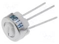 Potentiometer: mounting; single turn; 100kΩ; 500mW; ±20%; cermet SR PASSIVES T64H-100K