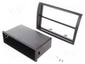 Radio frame; Citroën,Fiat,Peugeot; 2 ISO; anthracite PER.PIC. RAM-40.205.8