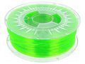 Filament: PET-G; Ø: 1.75mm; transparent,green (light); 220÷250°C DEVIL DESIGN DEV-PETG-1.75-BGT