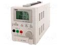 Power supply: laboratory; single-channel; 0÷120VDC; 0÷1A; 230VAC AXIOMET AX-12001DBL