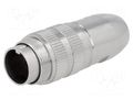 Connector: M16; plug; male; PIN: 14; 3A; 60V; soldering; for cable LUMBERG 0332-14
