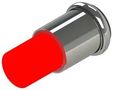 LED BULB, RED, MIDGET FLANGE, 346MCD 206-501-23-38