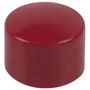 CAP, ROUND, RED 30B1012-5.