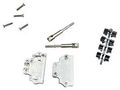 D SUB BACKSHELL, 15POS, 180DEG, DIE CAST 966-015-030R121