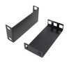 RECESS BRACKET, RACK, STEEL, BLACK MRB1U100BK