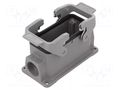 Enclosure for connectors: HDC; size 16B; Han® B; IP65; closed HARTING 19300161231