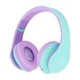 Wireless Headphones for kids PowerLocus P2 (blue-purple), PowerLocus pwl-p2kids-tealpurpl