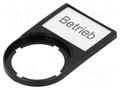 Bezel with description label; RMQ-Titan; 30x50mm EATON ELECTRIC M22S-ST-D7