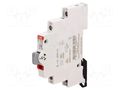 Module: pushbutton switch; 250VAC; 16A; for DIN rail mounting ABB E217-16-01C