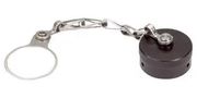 DUST CAP W/ CHAIN & RING, RCPT, SIZE 10 MS3181-10NW