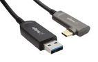 USB CBL, 3.2 TYP A PLUG-C PLUG R/A, 10M AOUS3/010