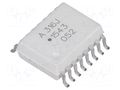 Optocoupler; SMD; Ch: 1; OUT: IGBT driver; 5kV; SO16-W; 30kV/μs BROADCOM (AVAGO) HCPL-316J-000E