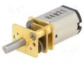 Motor: DC; with gearbox; HPCB 12V; 12VDC; 750mA; Shaft: D spring POLOLU POLOLU-3041