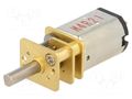 Motor: DC; with gearbox; HPCB 12V; 12VDC; 750mA; Shaft: D spring POLOLU POLOLU-3047