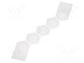 Pressure compensation membrane; for enclosures; glued; 5pcs. BOPLA DA-D11