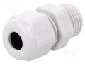 Cable gland; PG7; IP54; polyamide; light grey; UL94V-0; HSK-K HUMMEL HUMMEL-1209070014