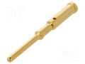 Contact; male; gold-plated; 0.5mm2; grounding contact; crimped HARTING 21011009927