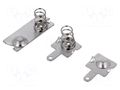 Battery contact kit; Size: AAA,R03; Batt.no: 2 GAINTA G0410