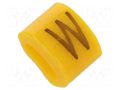 Markers; Marking: W; 1.1÷2.5mm; H: 3mm; A: 6mm; -30÷100°C; leaded KURANT MZ-0/W