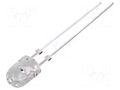 LED; yellow; oval; 5.1x4.3mm; 2180÷4200mcd; 100/40°; Front: convex OPTOSUPPLY OS5YPM5HA1D-NO