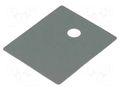 Heat transfer pad: silicone; TOP3/1; 0.45K/W; L: 20.5mm; W: 17.5mm FISCHER ELEKTRONIK WK/TOP/3/1