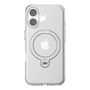 Torras Ostand Spin Case for iPhone 16 (Transparent), Torras X00FX1978