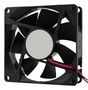 DC AXIAL FAN, BALL, 40CFM, 0.12A, 24V OD8025-24HBIP69K.