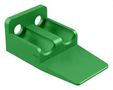 WEDGELOCK, GREEN, THERMOPLASTIC, 2POS AWP-2SC