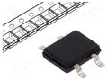 Bridge rectifier: single-phase; 160V; If: 0.8A; Ifsm: 40A; SMT DIOTEC SEMICONDUCTOR S80-DIO