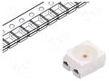 LED; yellow; SMD; 3528,PLCC4; 2800mcd; 2÷2.6VDC; 3.5x2.8x1.9mm OPTOSUPPLY OSY5CAS3C1A