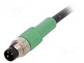 Cable: for sensors/automation; M8; PIN: 3; straight; 3m; plug; 60VAC PHOENIX CONTACT 1681677