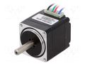 Motor: stepper; 3.8VDC; Shaft: D spring; max.58.6mNm; 670mA POLOLU POLOLU-1205
